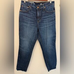 J. Crew Women's Straight Leg Jeans - Dark Blue